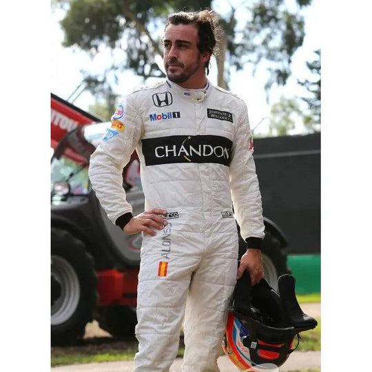 Honda 2016 Fernando Alonso McLaren F1 Racing Suit