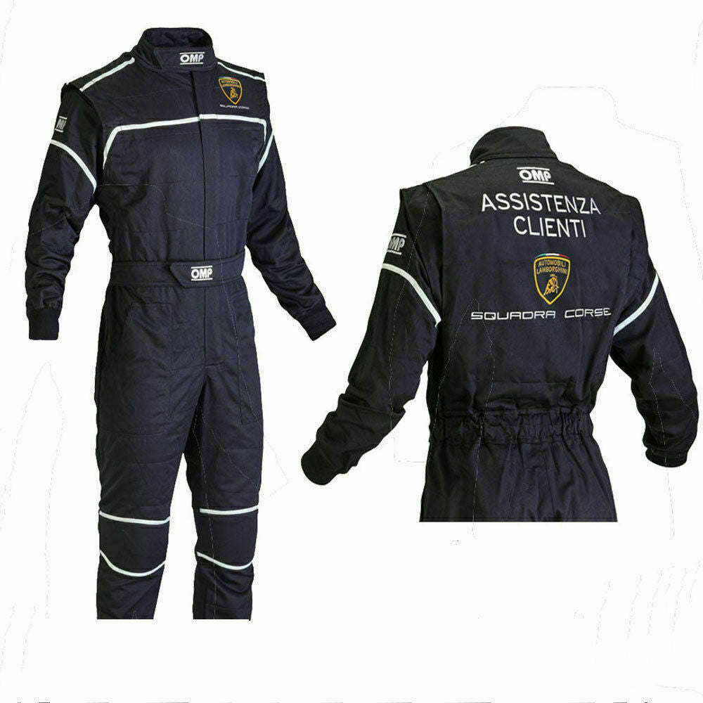 Lamborghini Racing Embroidery Protective Clothing Racing Gear Suit