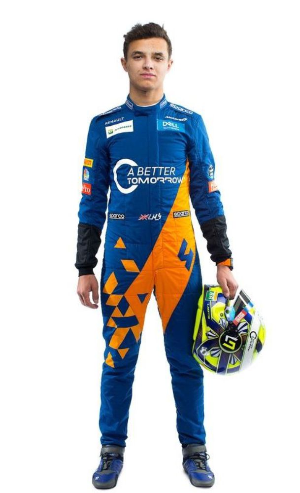Lando Norris 2019 McLaren F1 Racing Suit