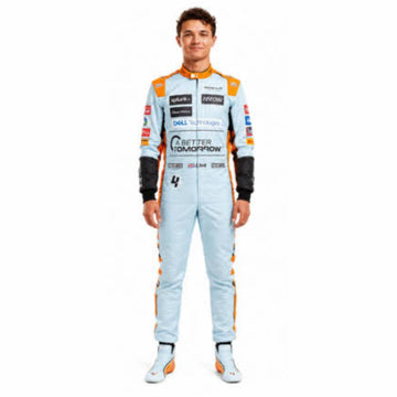 McLaren Gulf livery Style F1 Racing Suit