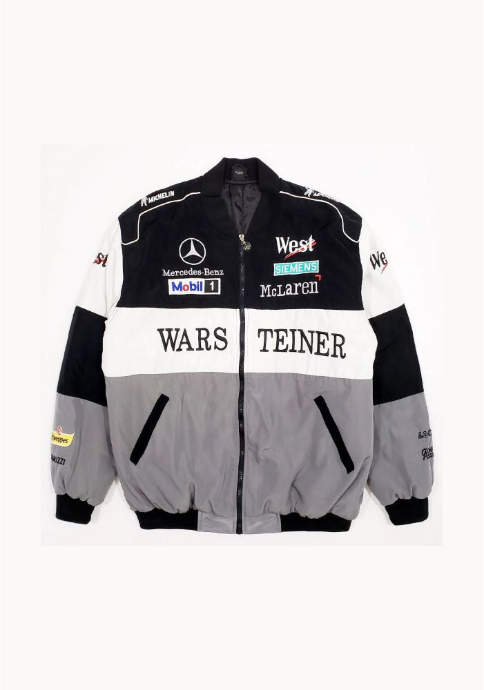 Mercedes-Benz McLaren Warsteiner F1 Racing Bomber Jacket