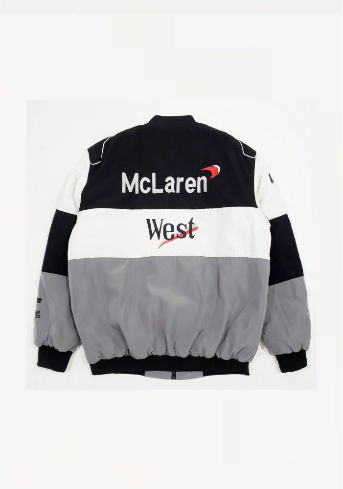 Mercedes-Benz McLaren Warsteiner F1 Racing Bomber Jacket