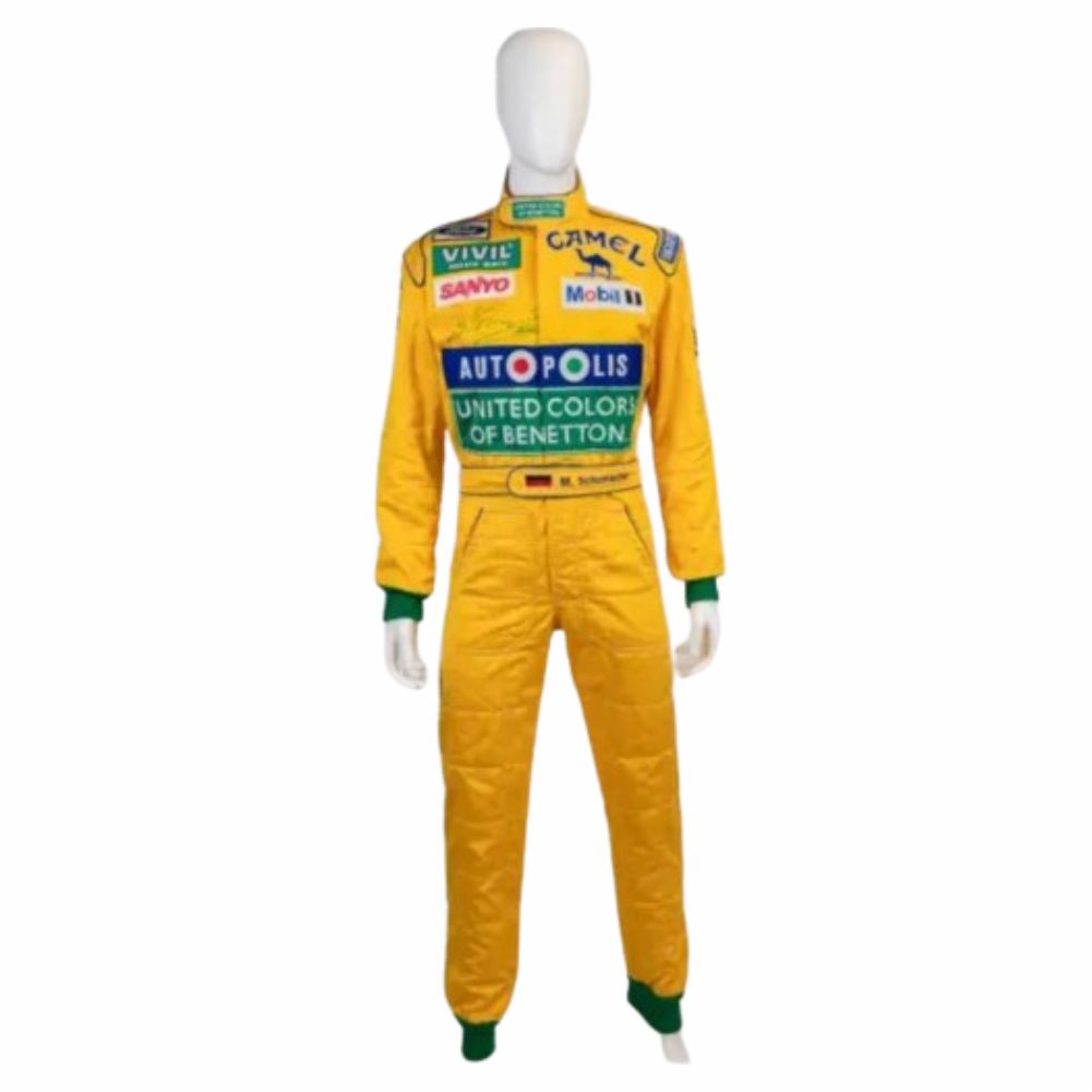 Michael Schumacher Benetton 1992 F1 Racing Vintage Suit