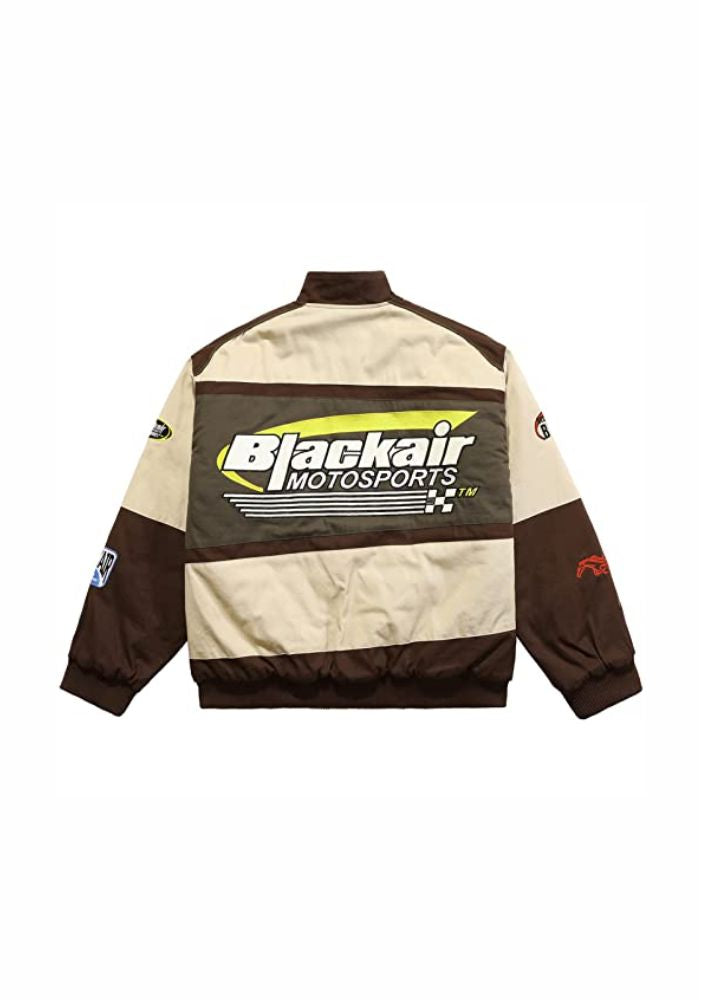 Motorsport-Inspired Blackaid Vintage Racing Bomber Jacket