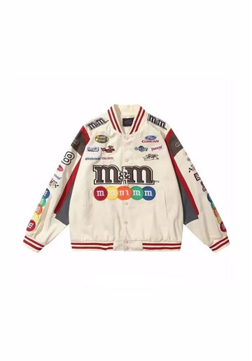 NASCAR M&M Vintage Racing Bomber Jacket