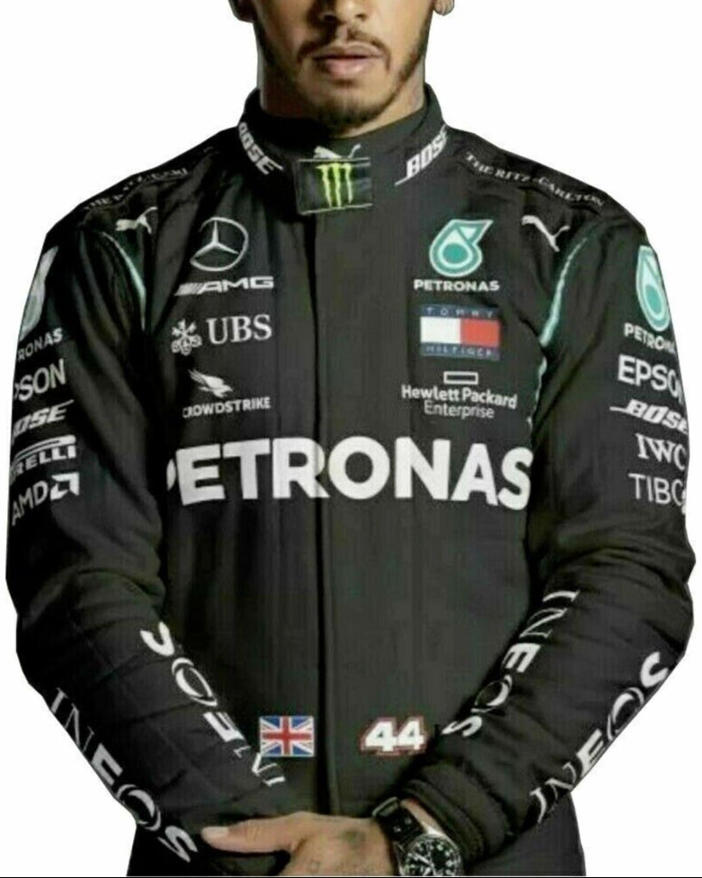 F1 Hamilton Petronas Racing Sublimation Printing Protective Clothing Racing Gear Suit