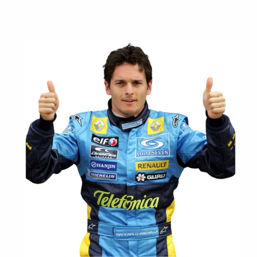 Renault Giancarlo Fisichella F1 Racing Suit 2005s