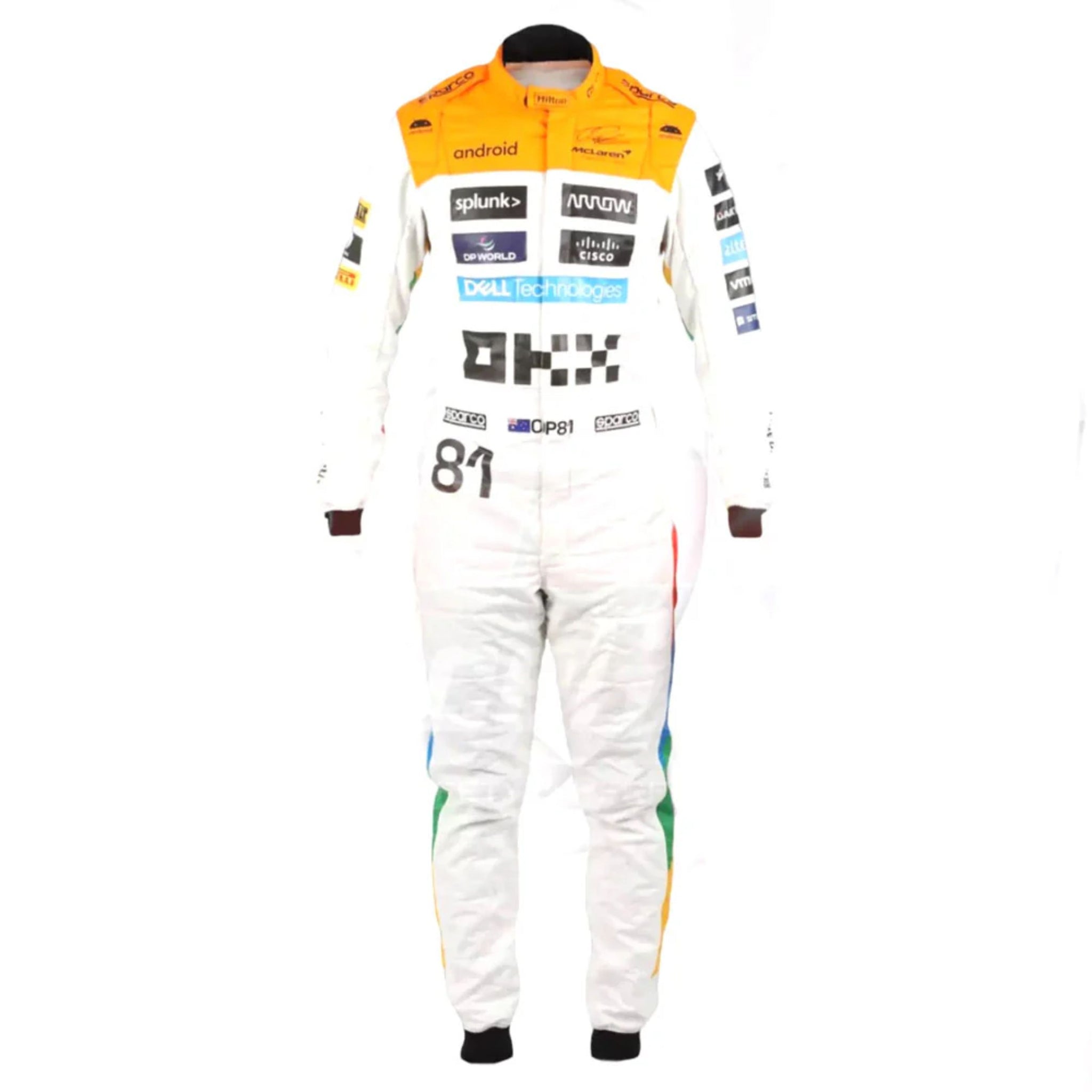 2025 F1 Team New McLaren Sublimation Printing Protective Racing Gear Suit