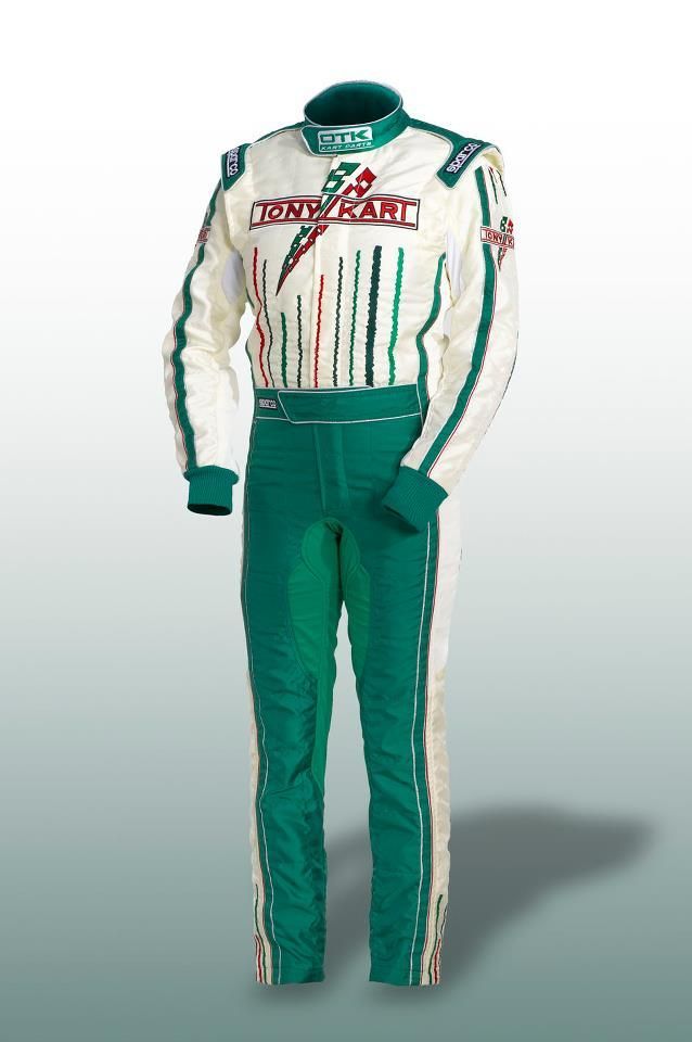 Tony Kart custom kart racing suits
