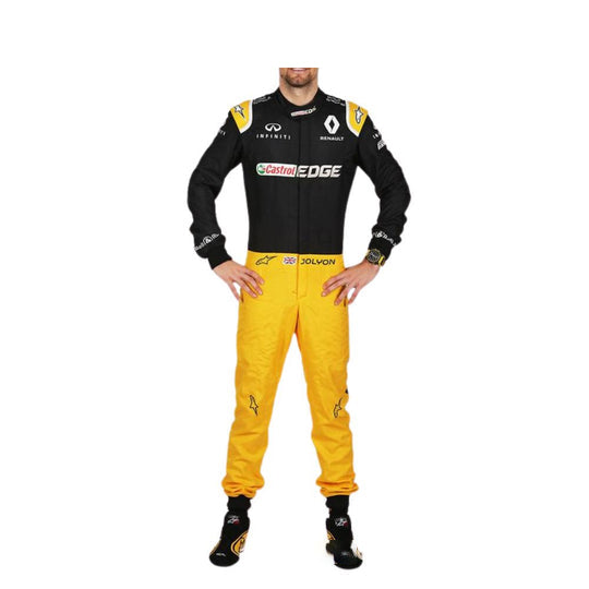 F1 Race Suit Renault Sublimation Printing Protective Racing Gear Suit
