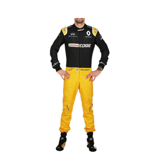 F1 Race Suit Renault Sublimation Printing Protective Racing Gear Suit