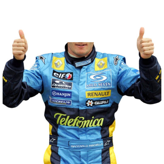 F1 Race Suit Fernando Alonso Renault Embroidered Racing Gear Suit