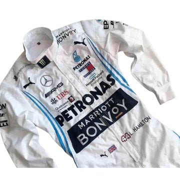 F1 Hamilton Petronas Racing Sublimation Printing Protective Clothing Racing Gear Suit