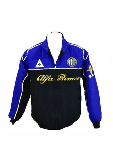 Vintage-Style Alfa Romeo F1 Team Racing Jacket 