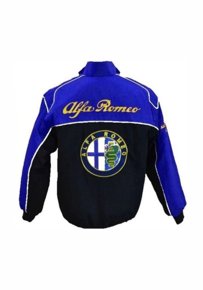Vintage-Style Alfa Romeo F1 Team Racing Jacket 