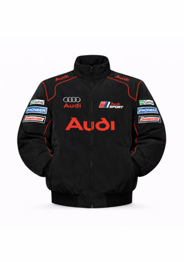 Vintage Audi Sport F1 Racing Bomber Jacket