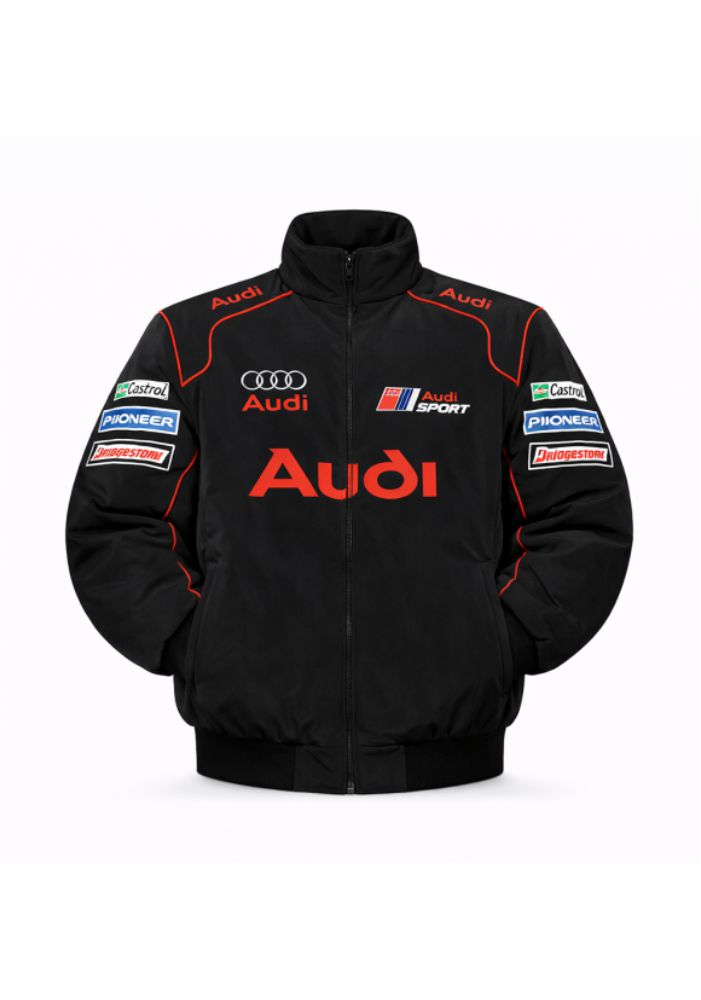 Vintage Audi Sport F1 Racing Bomber Jacket