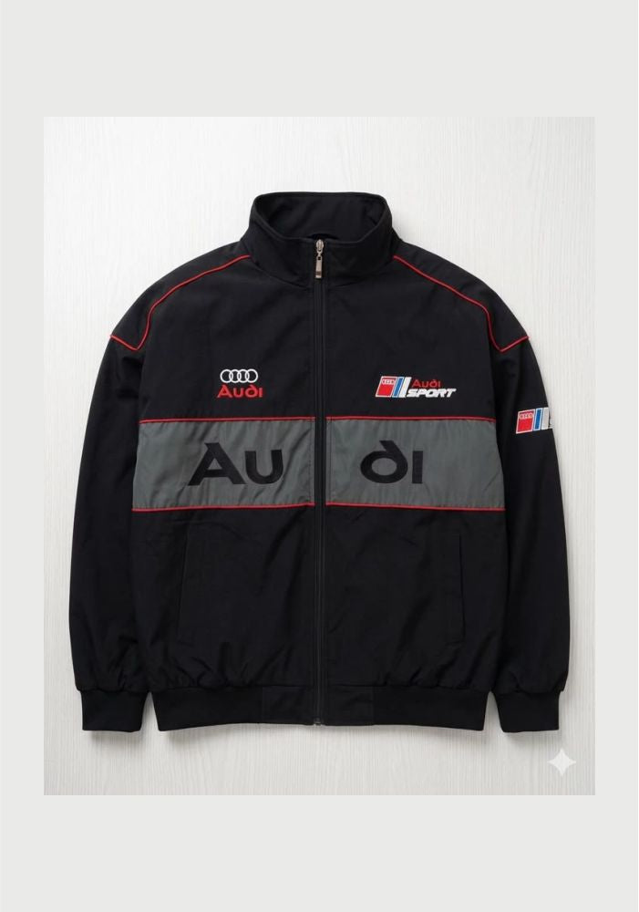 Vintage Audi Sport F1 Racing Bomber Jacket
