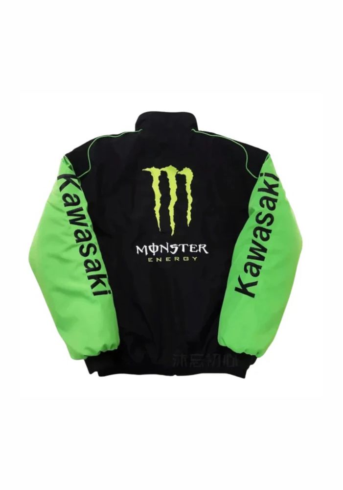 Vintage Monster Kawasaki F1 Racing Bomber Jacket