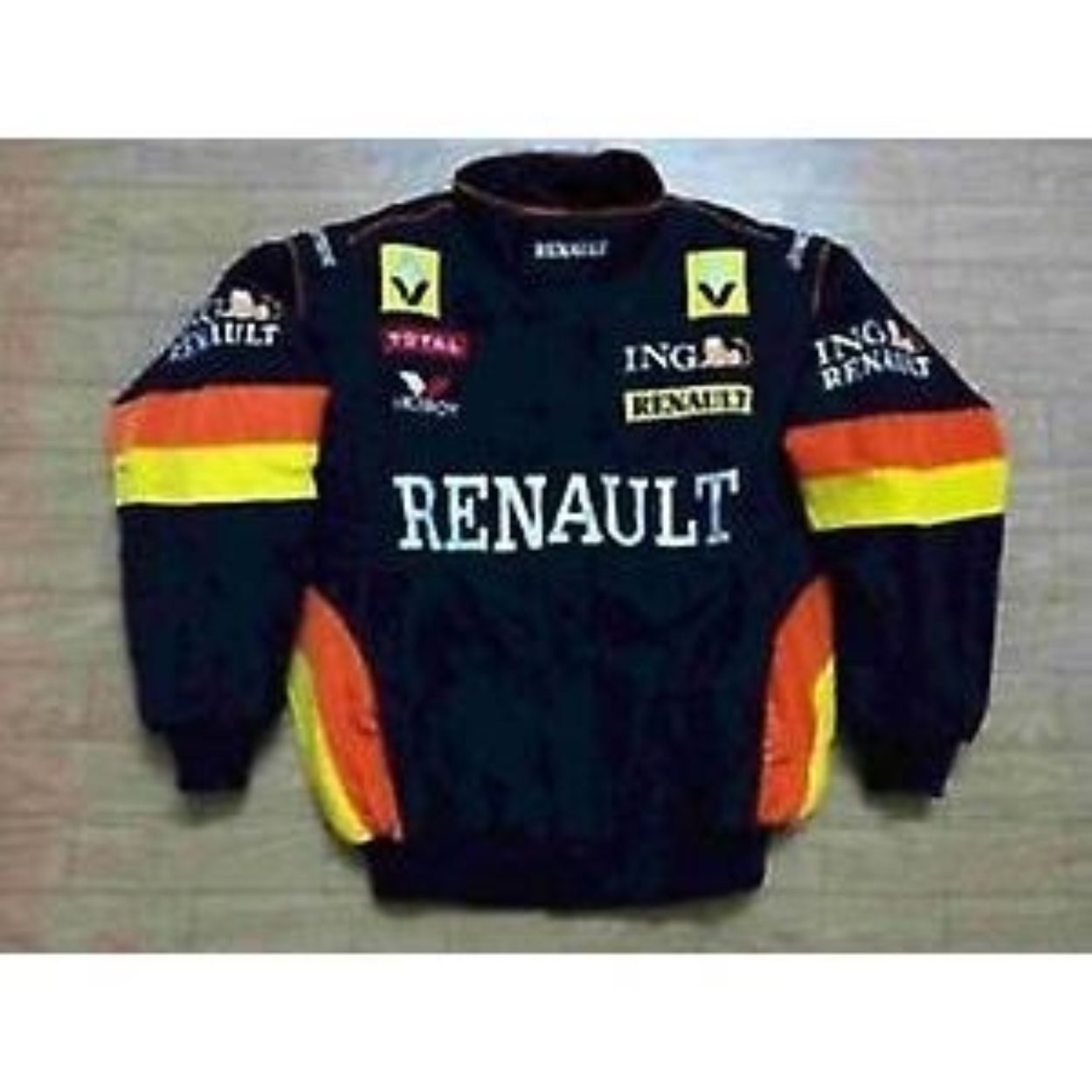 ロータスエラン レーシングジャケット ブルゾン M F1 エンジニア Vintage Renault ING F1 Team Racing Jacket – SAM WEARS