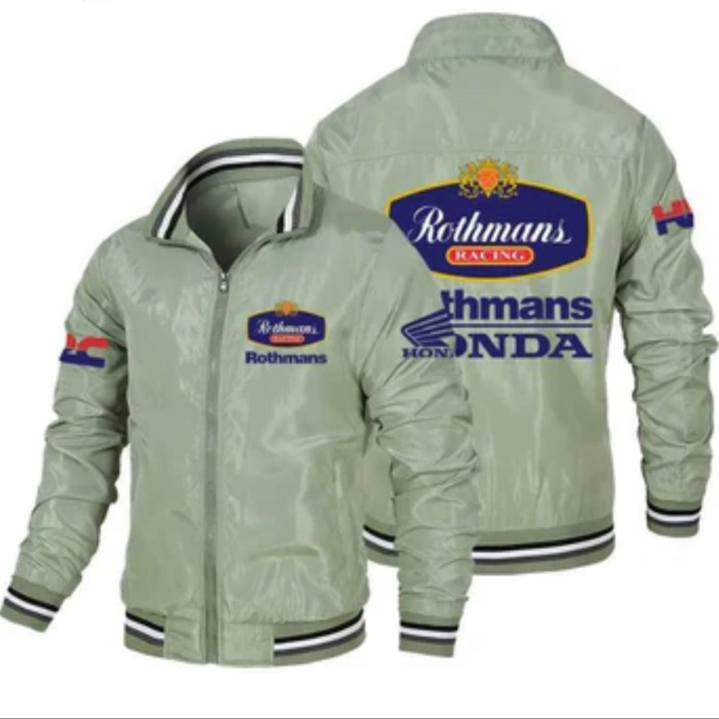 Vintage Rothmans Honda F1 Team Racing windproof Jacket