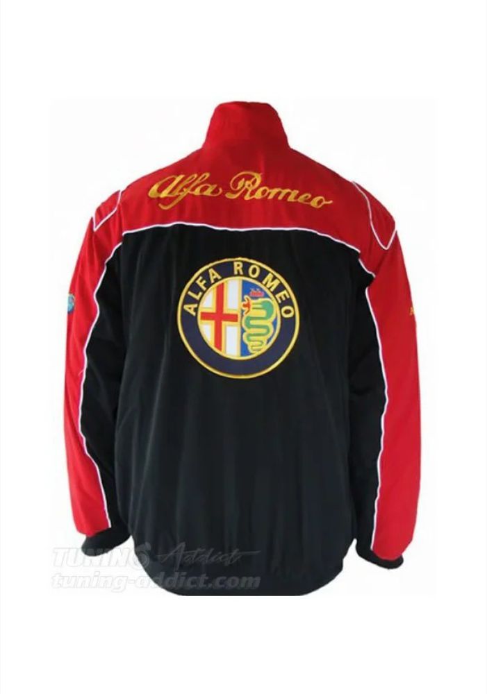 Vintage Style Alfa Romeo F1 Team Racing Jacket