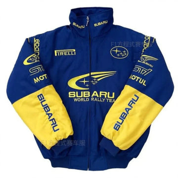 Vintage Subaru STI World Rally Team WRC Racing Jacket