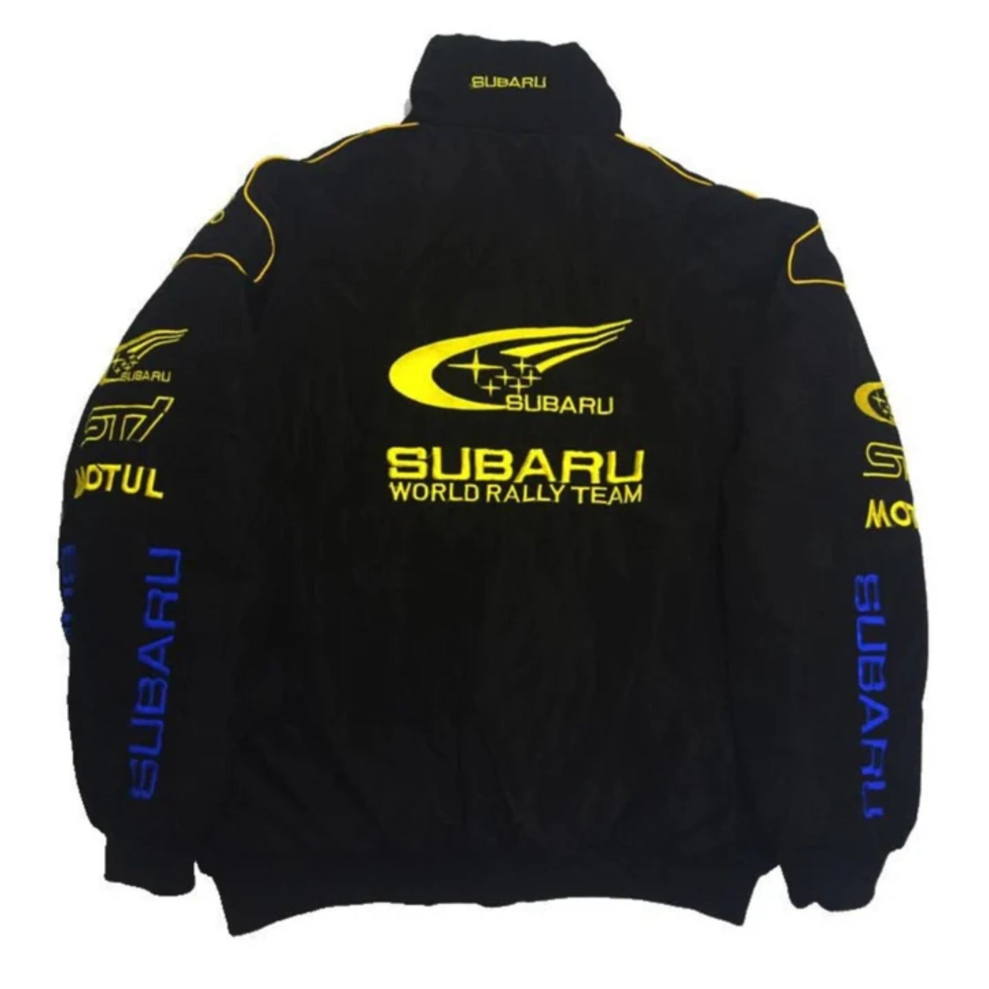 Vintage Subaru World Rally Team WRC Racing Jacket Black