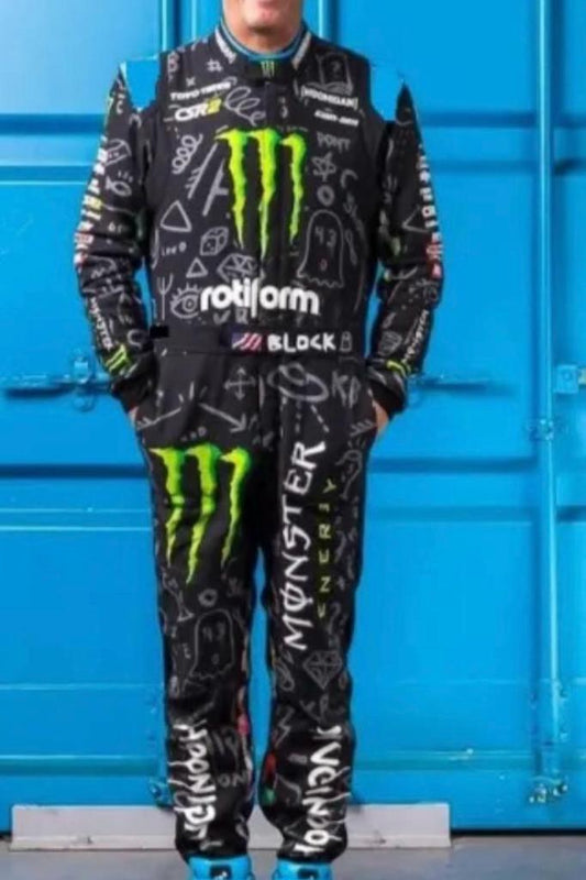 Monster Racing Sublimation Printing Protective Clothing Racing Gear Suit
