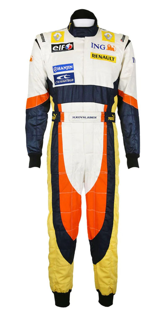 F1 Renault - Embroidered Suit, Breathable Fabric, Durable Cordura - Level 2 Approved