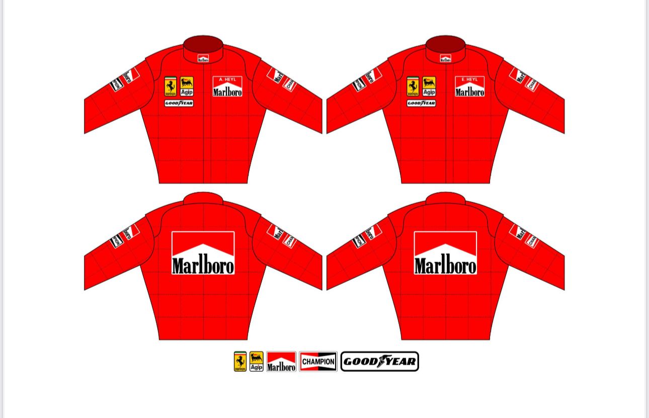 Marlboro Embroidered Go Kart Race Suit Level 2 Approved