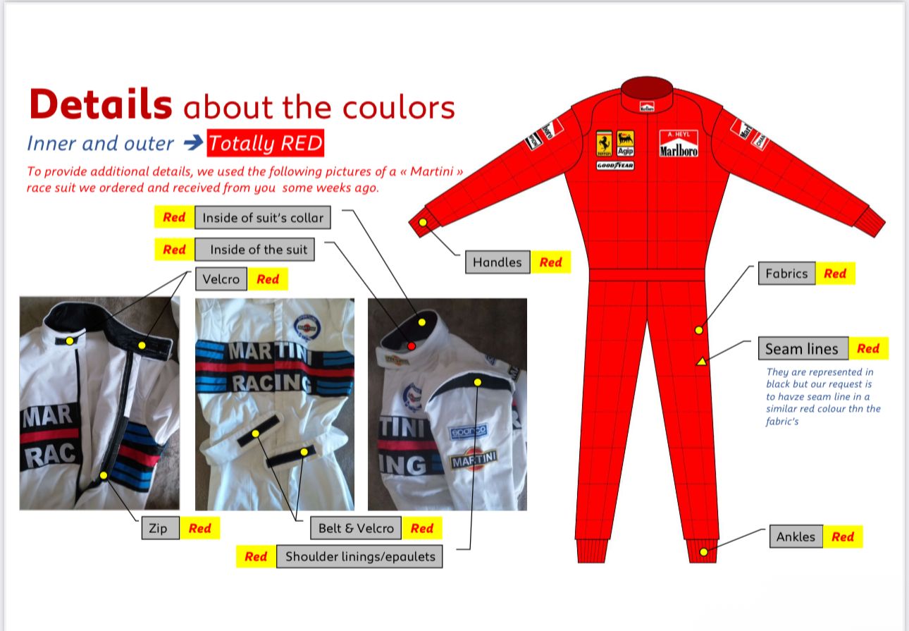 Marlboro Embroidered Go Kart Race Suit Level 2 Approved