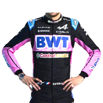 Esteban Ocon 2024 Alpine F1 BWT Racing Sublimation Protective Clothing Racing Gear Suit