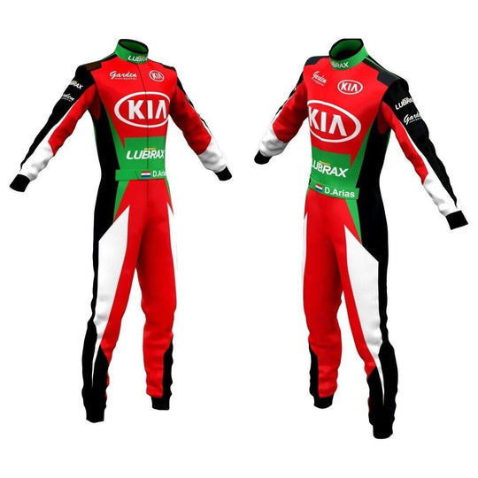 Kia Go Kart Racing Sublimation Printing Protective Clothing Racing Gear Suit