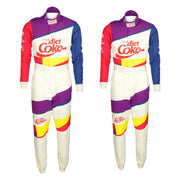 Diet Coke Racing Sublimation Protective Clothing Racing Gear Suit