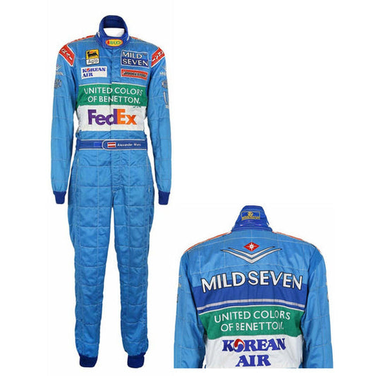 FedEx Racing Embroidery Protective Racing Gear Suit