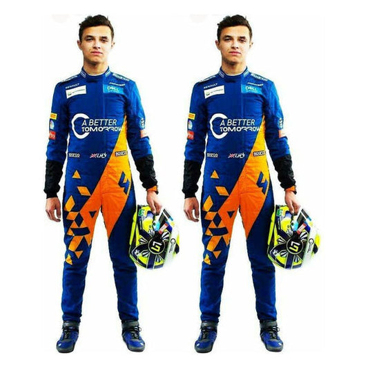F1 Team New McLaren Sublimation Printing Protective Racing Gear Suit