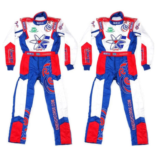 Energy Karting - Embroidered Suit, Breathable Fabric, Durable Cordura - Level 2 Approved