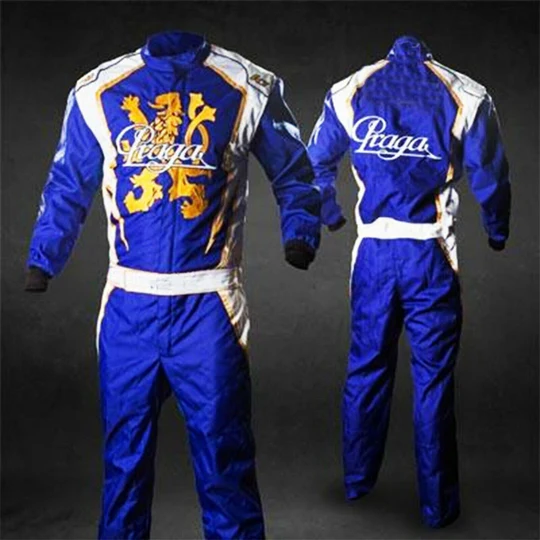 Praga Go Kart - Embroidered Suit, Breathable Fabric, Durable Cordura - Level 2 Approved