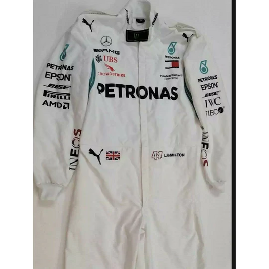 F1 Hamilton Petronas Racing Sublimation Protective Clothing Racing Gear Suit