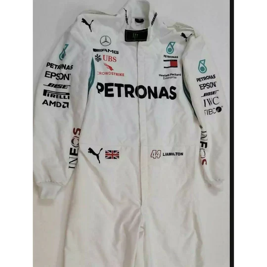 F1 Hamilton Petronas Racing Sublimation Protective Clothing Racing Gear Suit
