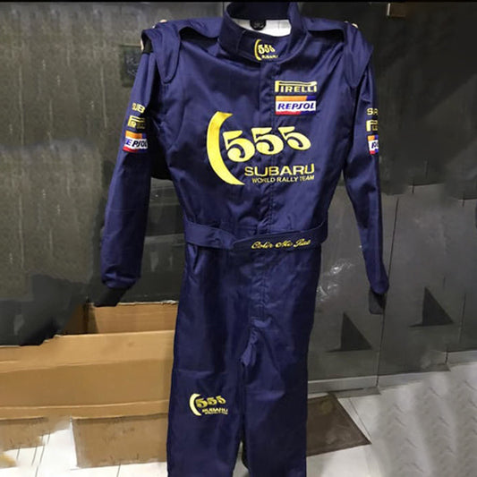 555 Subaru - Rally Suit, Embroidered Suit, Breathable Fabric, Durable Cordura - Level 2 Approved