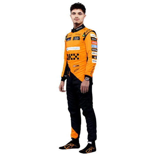 Lando Norris 2025 F1 Team New McLaren Sublimation Printing Protective Racing Gear Suit