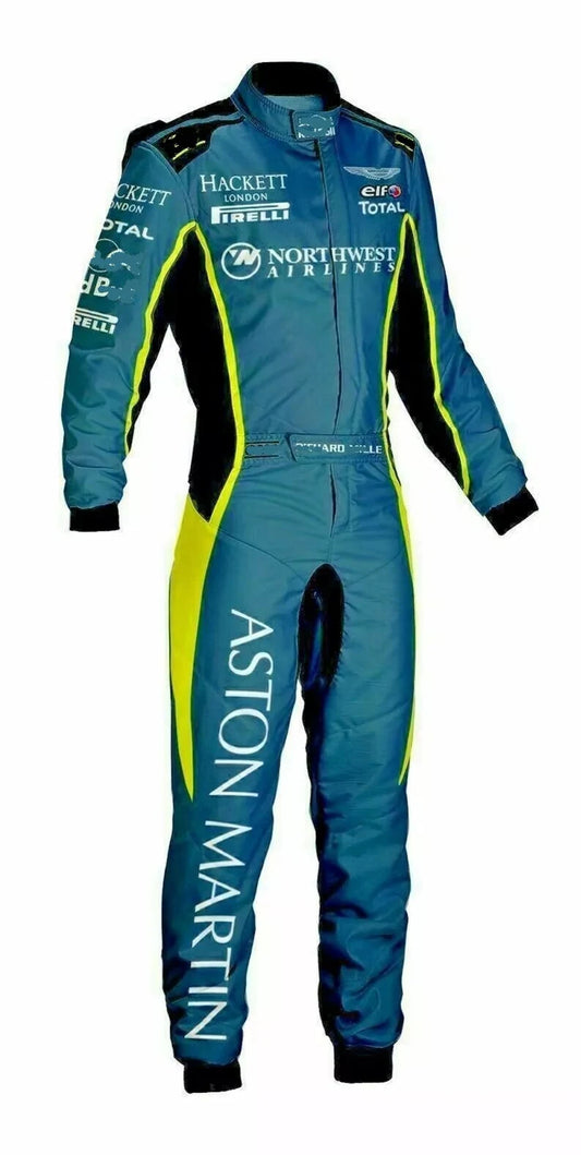 Aston Martin F1 Team Sublimation Printing Protective Clothing Racing Gear Suit
