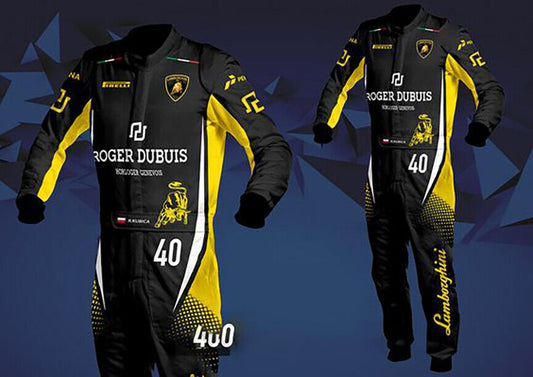 Lamborghini Go Kart Racing Sublimation Printing Protective Clothing Racing Gear Suit